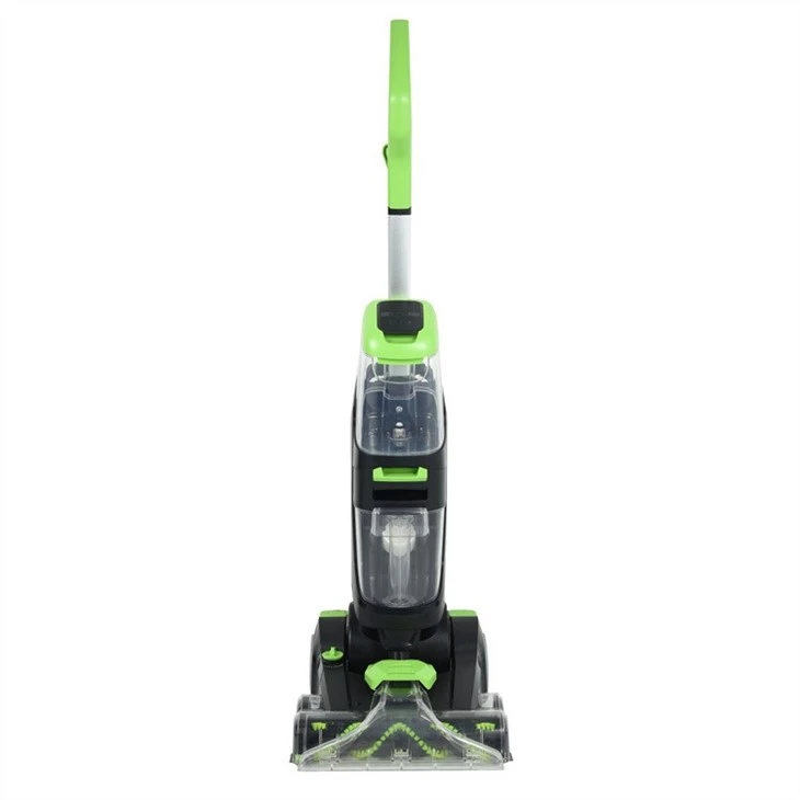 Upright carpet shampooer